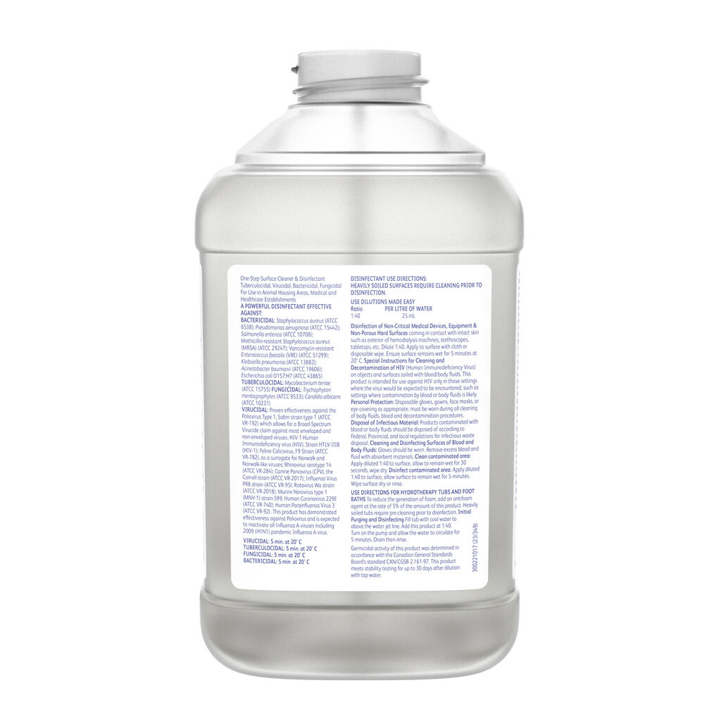 Oxivir Plus 2.5 L - Back