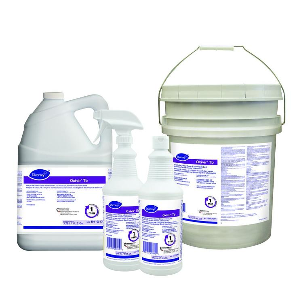 Oxivir® Tb Ready-to-Use One-Step Disinfectant Cleaner – 18.9 L (5 gal) Pail