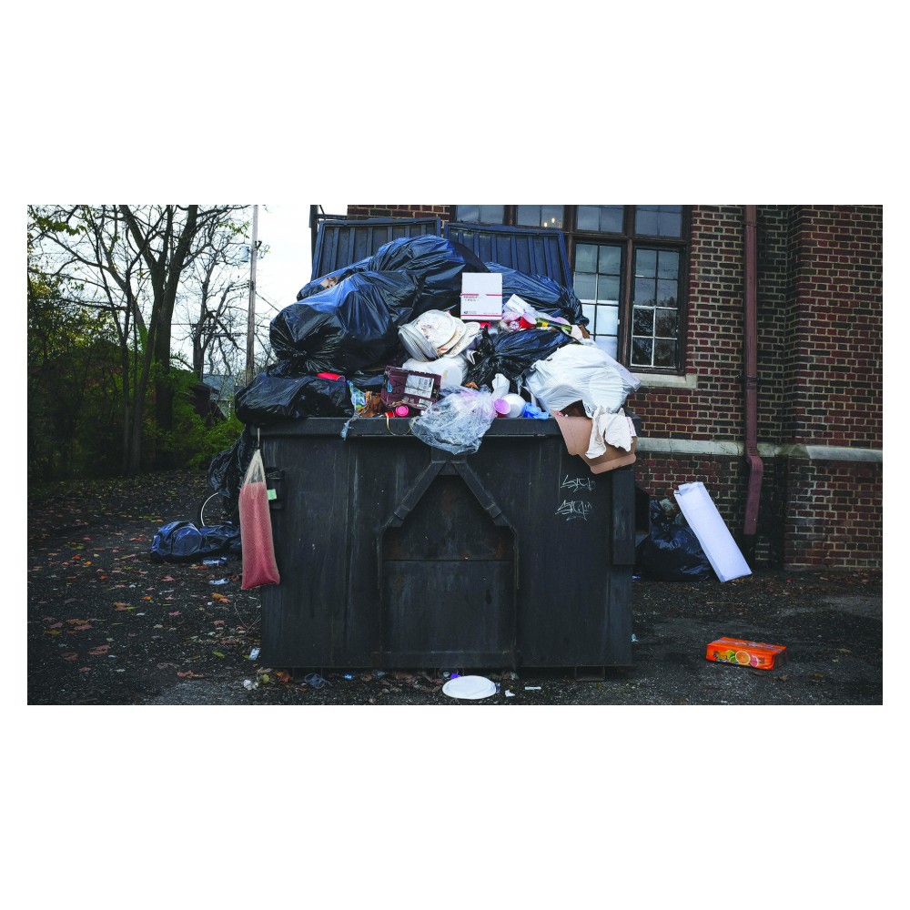 ULTRA BEADS Cerise en usage – aire de collecte des déchets