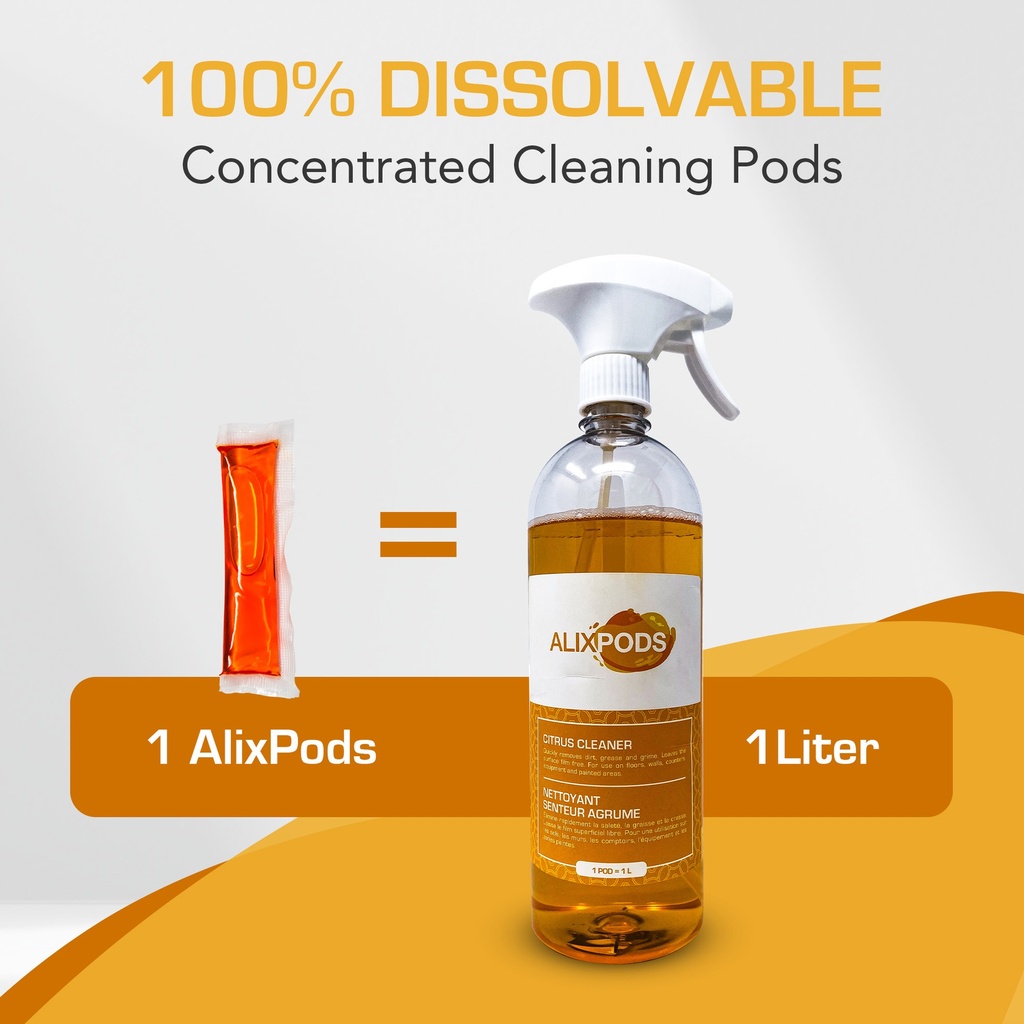 AlixPods Citrus Cleaner Starter Kit Bundle