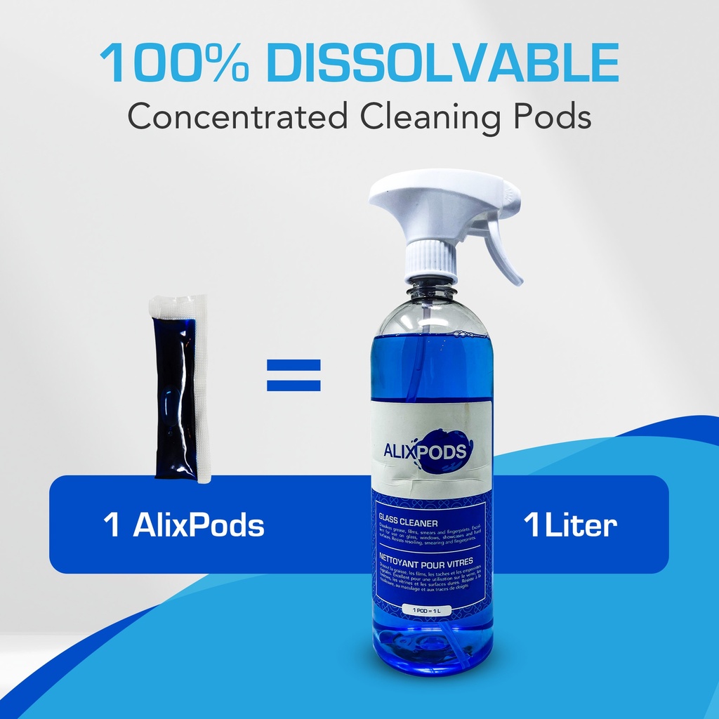 AlixPods Glass Cleaner - 3 Pods