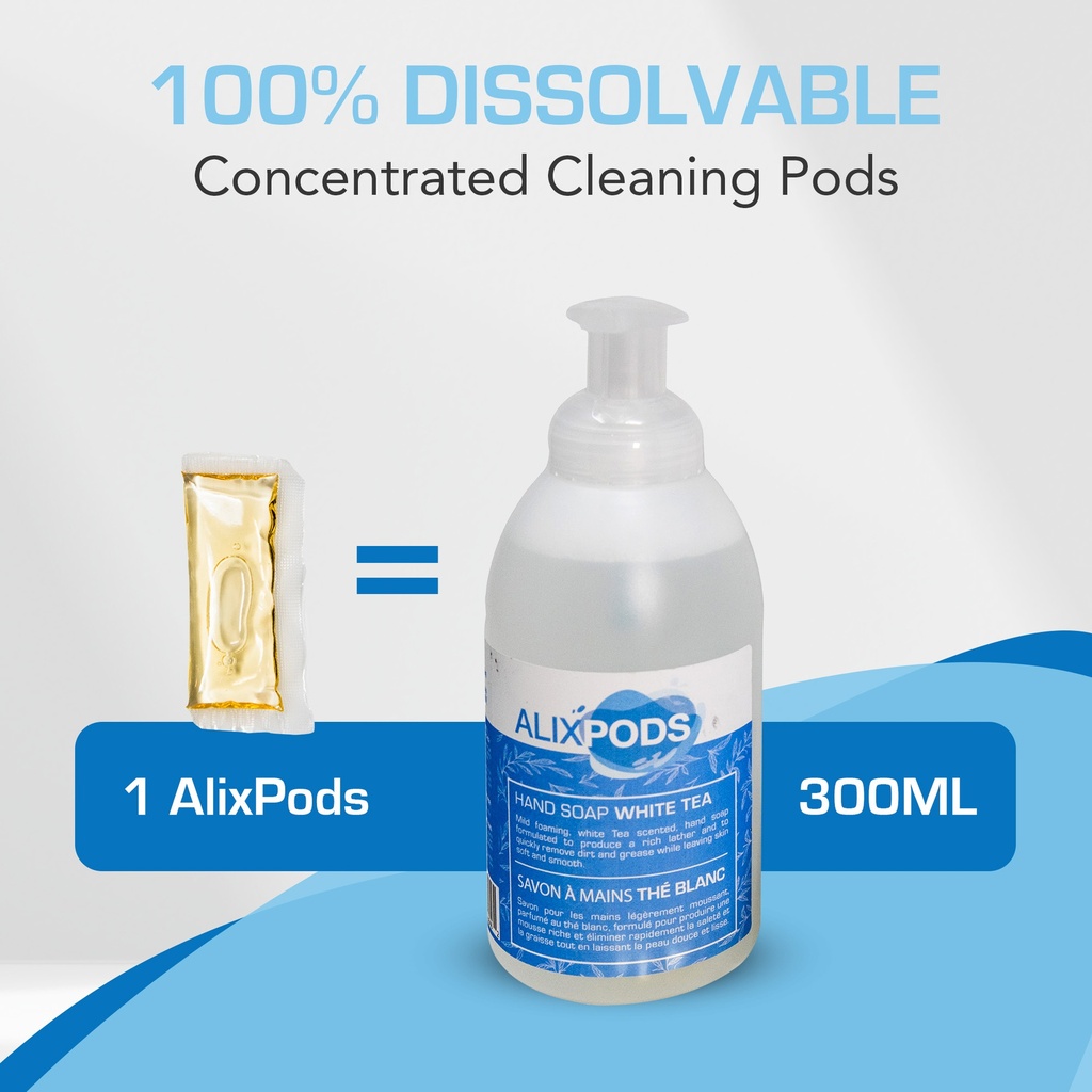 AlixPods Hand Soap White Tea Starter Kit Bundle