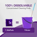 AlixPods Heavy Duty Floor Cleaner - 3 Pods