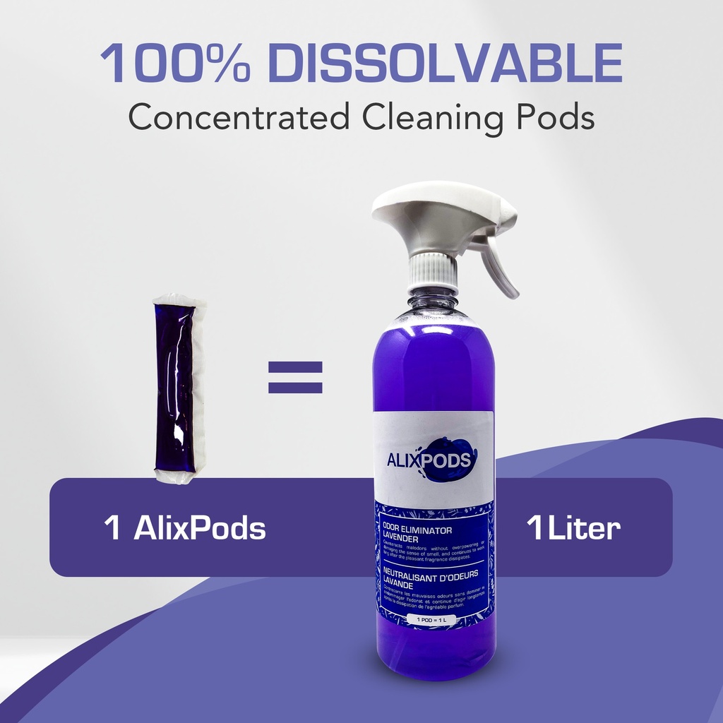 AlixPods Odor Eliminator Lavender - 3 Pods