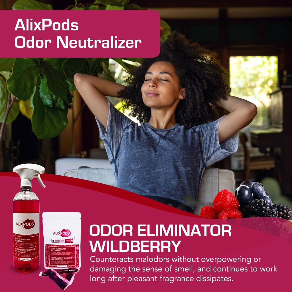 AlixPods Odor Eliminator Wildberry Starter Kit Bundle