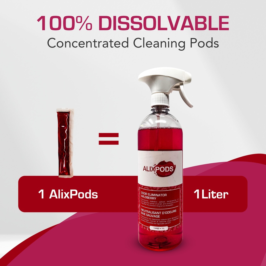AlixPods Odor Eliminator Wildberry Starter Kit Bundle