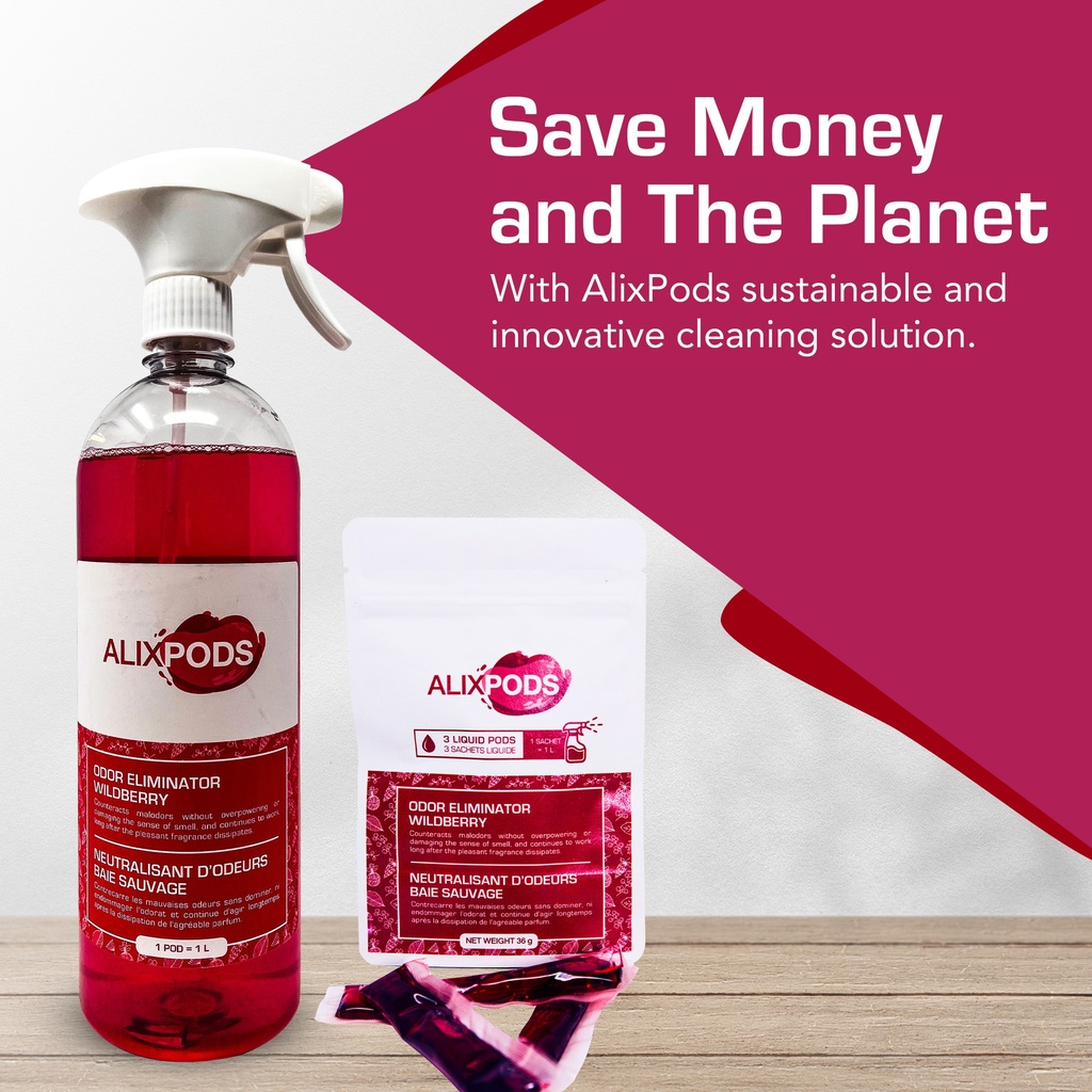 AlixPods Odor Eliminator Wildberry Starter Kit Bundle