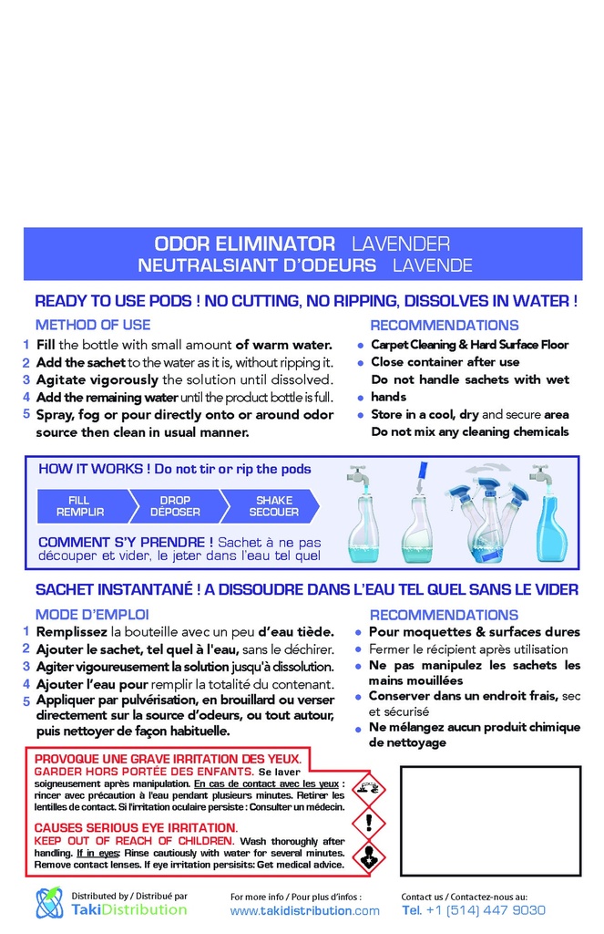 Odor Eliminator Lavender