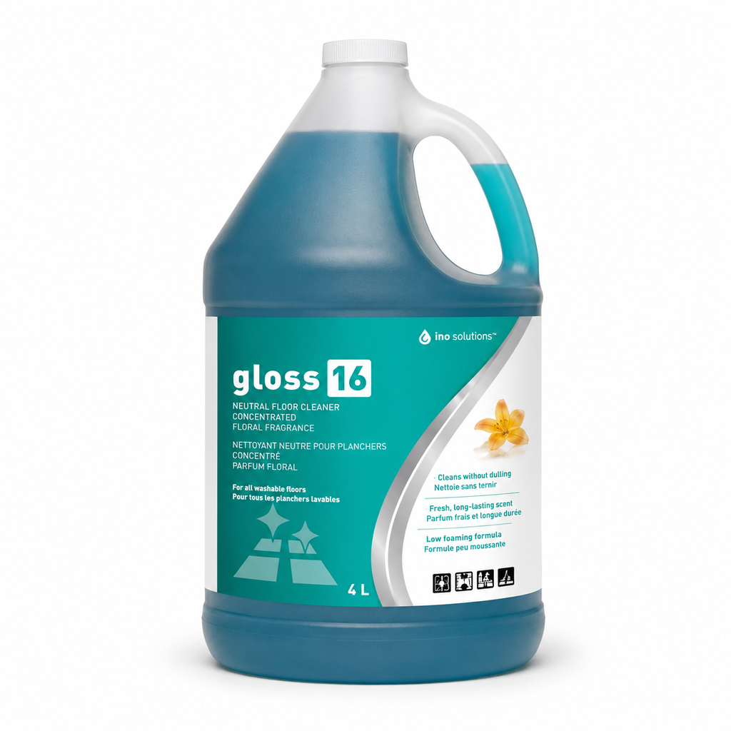 Dissan GLOSS 16 Concentrated Neutral Floor Cleaner, Floral, 4 L