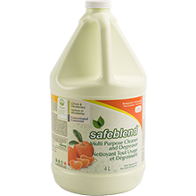Safeblend Concentrated All-Purpose Cleaner and Degreaser - Tangerine Scent - 4 L