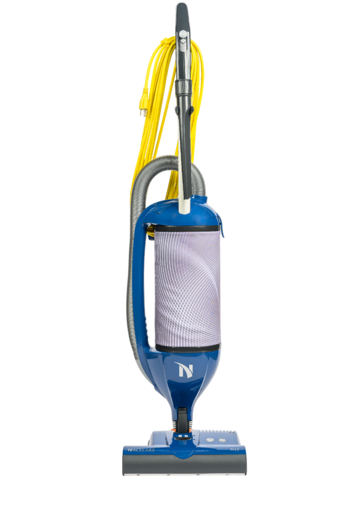 NaceCare N12S Upright Vacuum 12 in, Swivel Head