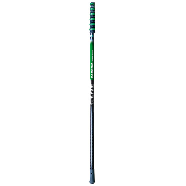 Unger Perche télescopique nLITE en composite de carbone, 6 sections, 28 pi (8,6 m)