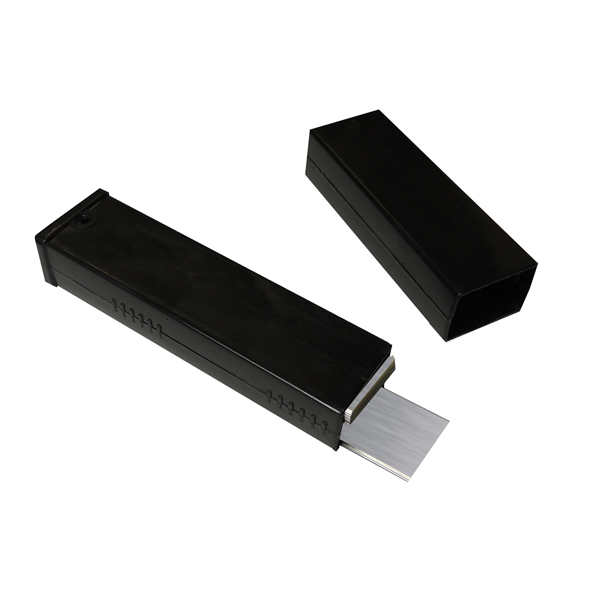 Unger Lames de grattoir à vitres haut de gamme en acier inoxydable 6 po (15 cm), paquet de 25