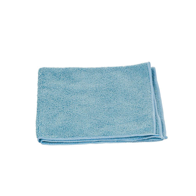 Unger Chiffon en microfibre MicroWipe 200 UltraLite 16 x 16 po, bleu, paquet de 10