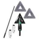 Unger Stingray Refillable Microfiber Cleaning Kit 5 ft