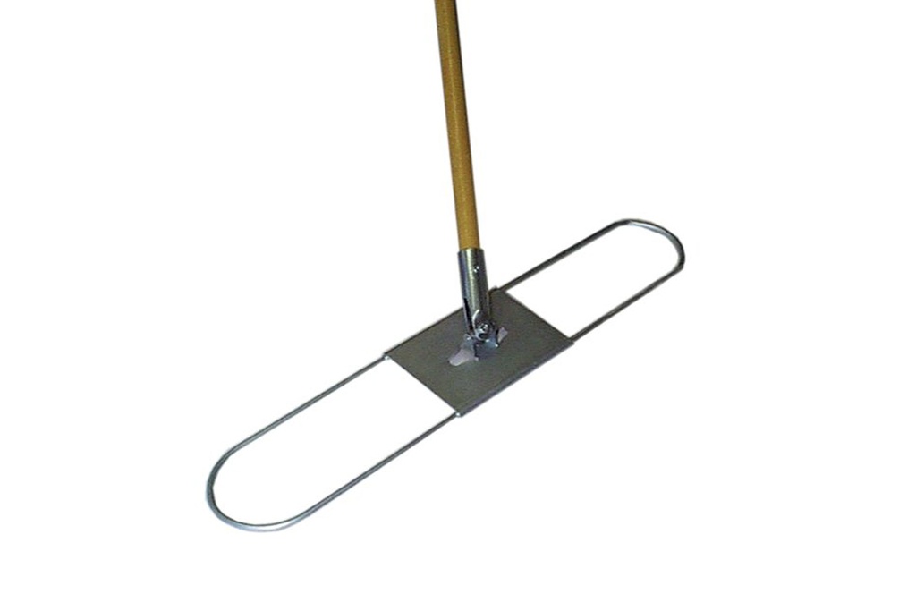 Atlas Graham Cadre pour vadrouille sèche avec manche en bois, 24 po, manche de 60 po
