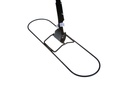 Atlas Graham Cadre étroit pour vadrouille sèche avec manche à clip en métal, 24 po, manche de 60 po