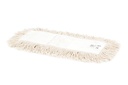 Atlas Graham Cotton Dust Mop, White, Untreated, Slip-On, Cut-End, 48 in