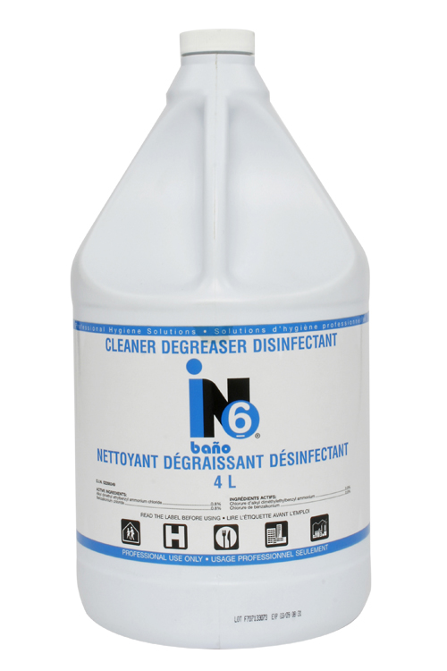 BANO 6 Nettoyant dégraissant désinfectant concentré 3.78 L