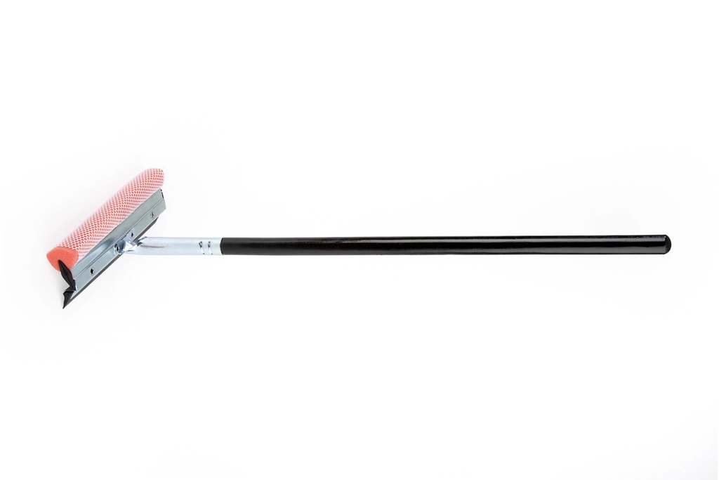 Atlas Graham Scrubbing Squeegee for Car Windows, 10 x 26 in, with Handle
