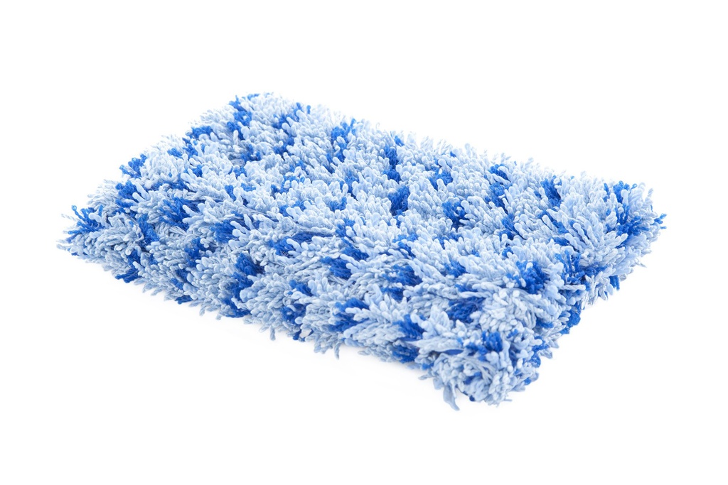 Atlas Graham Tampon à récurer à la main en microfibre Microsilver, bleu, paquet de 5