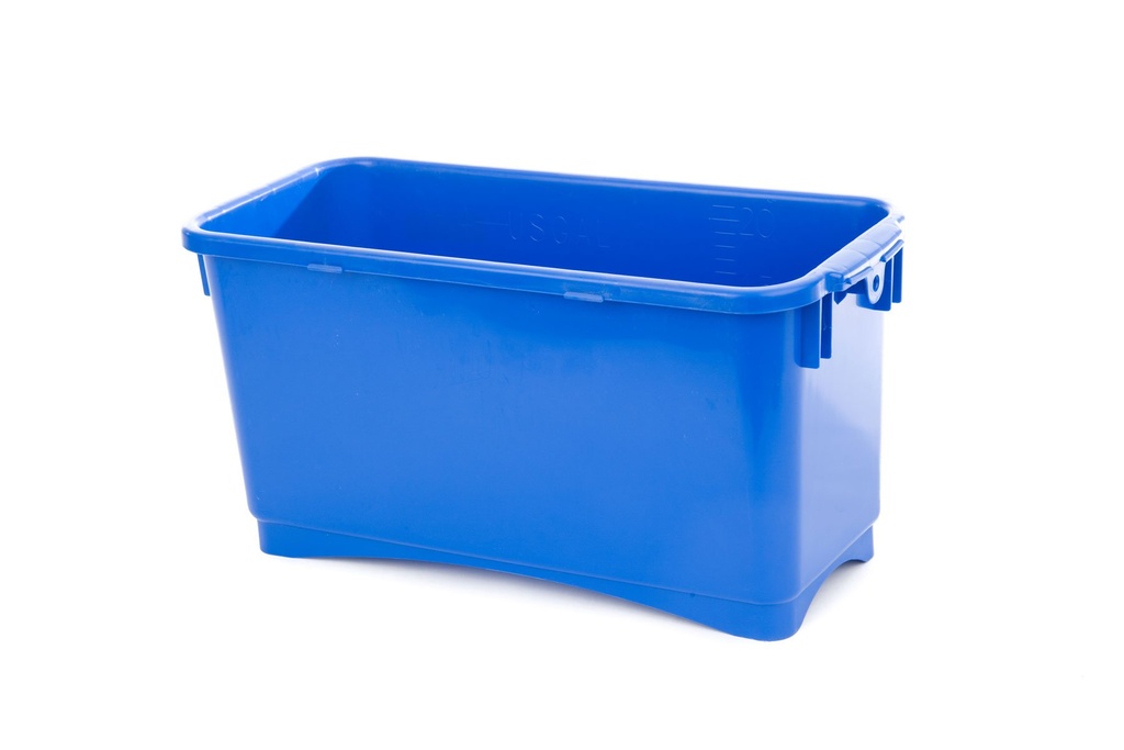 Atlas Graham Seau rectangulaire PuraSolutions, bleu, 28 L