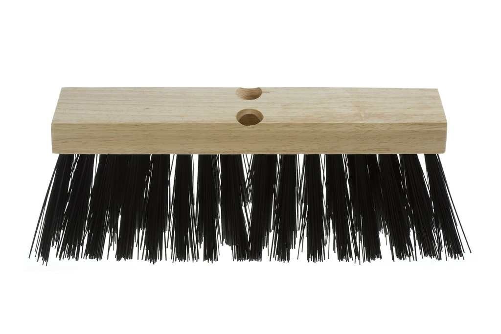 Atlas Graham Balai-brosse à fibres synthétiques pour balayage agressif extérieur, 16 po