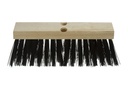 Atlas Graham Synthetic Fiber Aggressive Sweep Outdoor Push Broom, 16 in