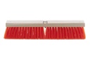 Atlas Graham Synthetic Fiber Aggressive Sweep Push Broom, Orange, 24 in