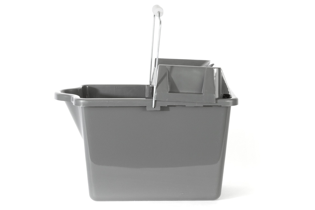 Atlas Graham Plastic Rectangular Bucket and Wringer Combo, 15 qt