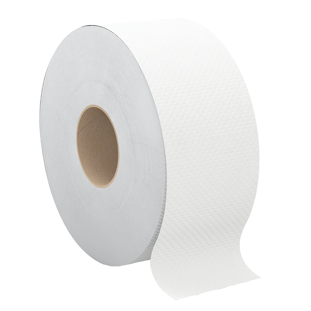 Cascades Pro Pro Select Jumbo Toilet Paper, 1-Ply, 12 Rolls x 2,000 ft, White, Case of 12