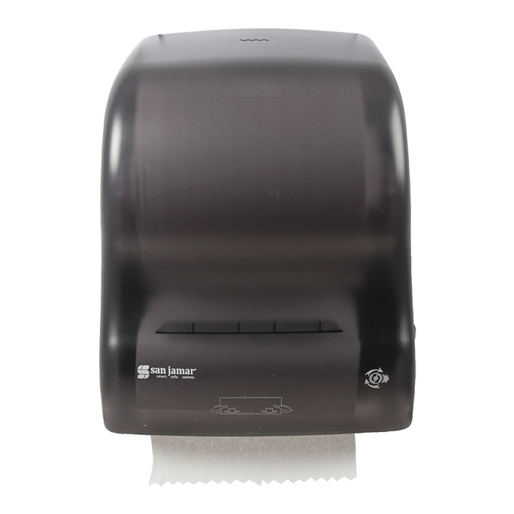 Cascades Pro No-Touch Hands-Free Roll Towel Dispenser, Dark Grey