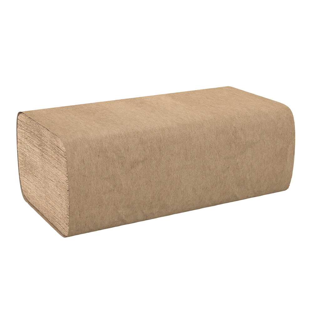 Cascades Pro Pro Select Single-Fold Hand Towels, Natural, 1-Ply, 9 x 9.45 in, 16 Packs x 250 Sheets, Case of 16
