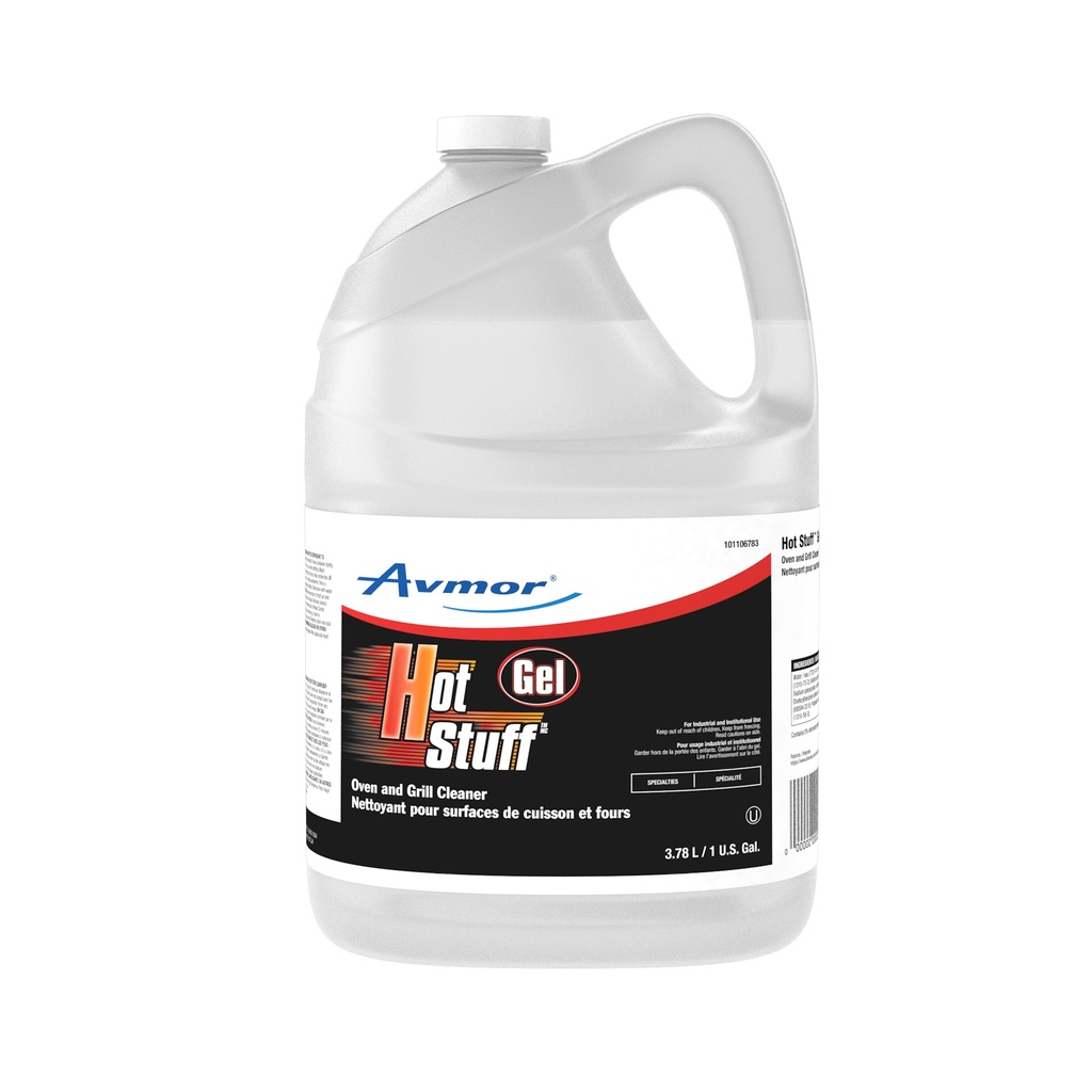 Diversey Hot Stuff Safe Concentrated Oven and Grill Cleaner Gel, 4 L, Case of 2