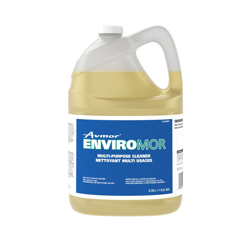 Diversey Enviromor Nettoyant naturel à usages multiples et détartrant, 4 L