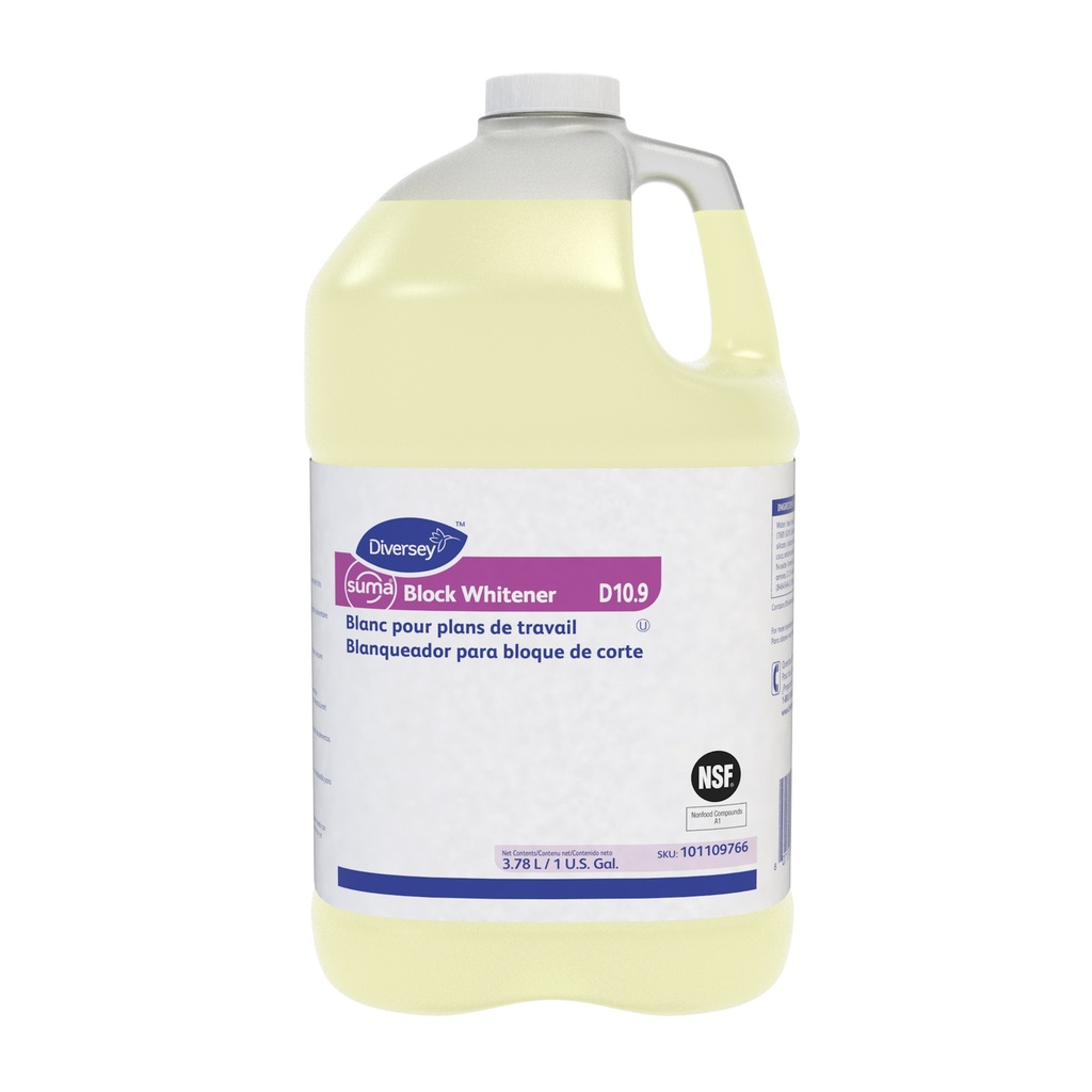 Diversey Suma D10.9 Détachant pour surfaces à découper, 3,78 L