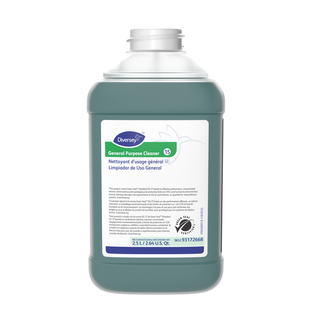 Diversey Nettoyant tout usage, 2,5 L J-Fill, caisse de 2