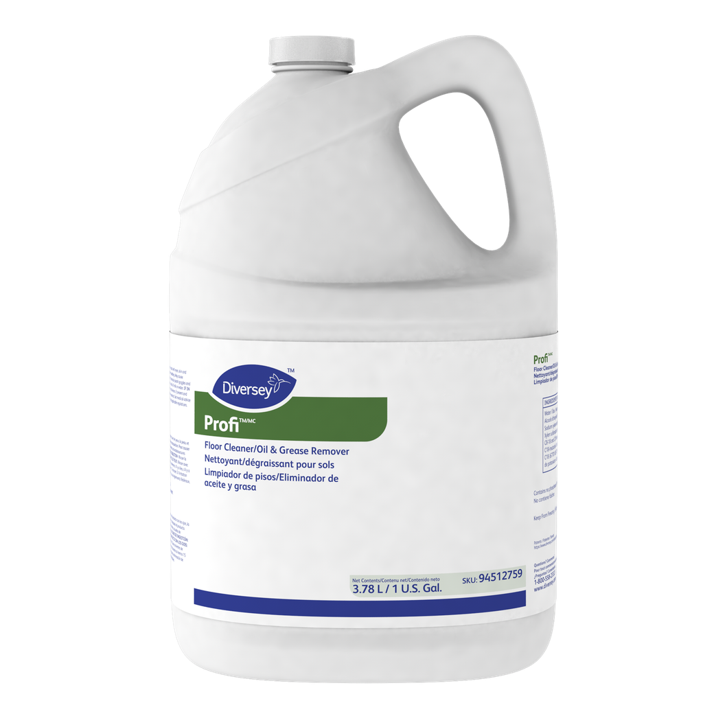 Diversey Profi Nettoyant dégraissant concentré pour planchers, 3,78 L