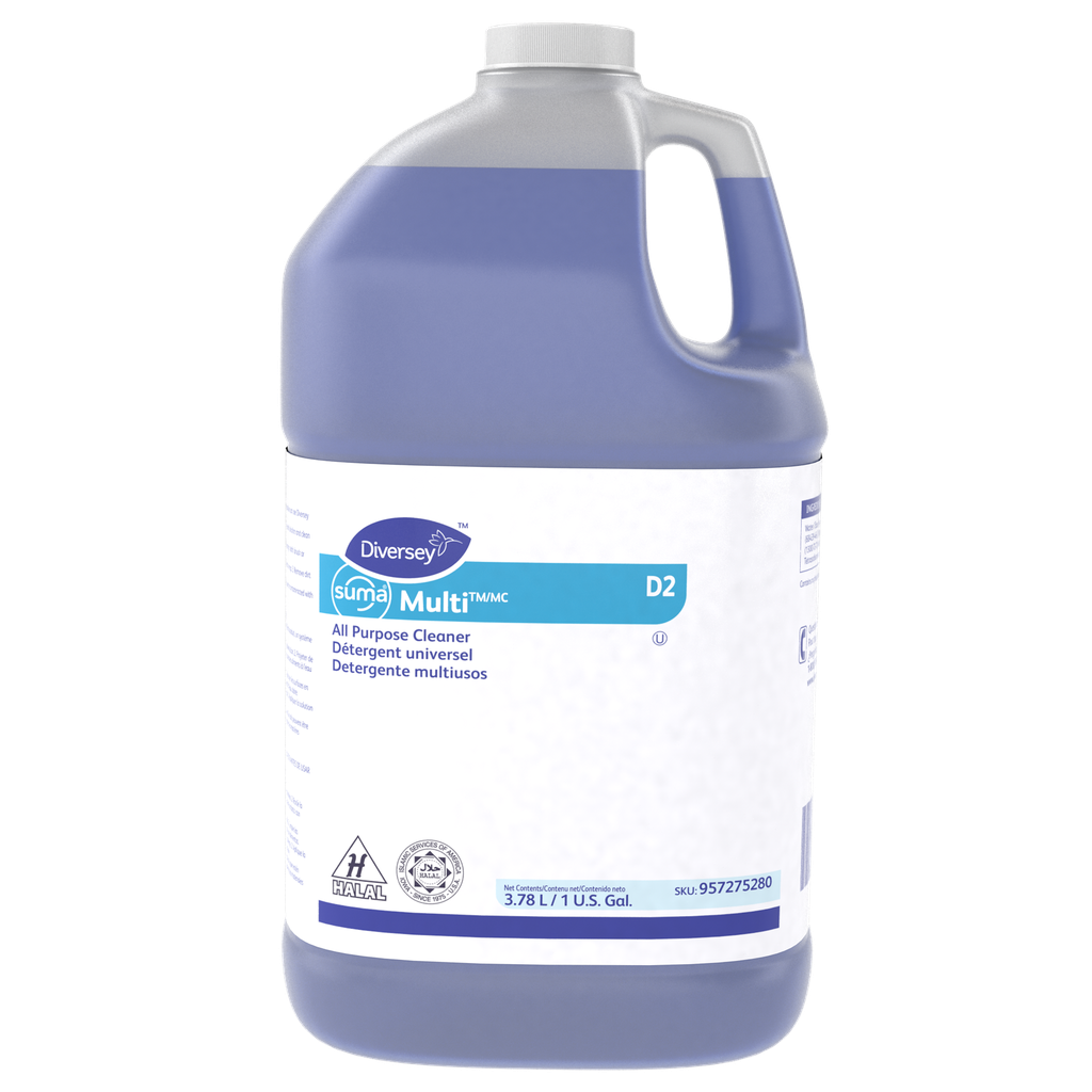 Diversey Suma Multi D2 Concentrated All-Purpose Cleaner, 3.78 L