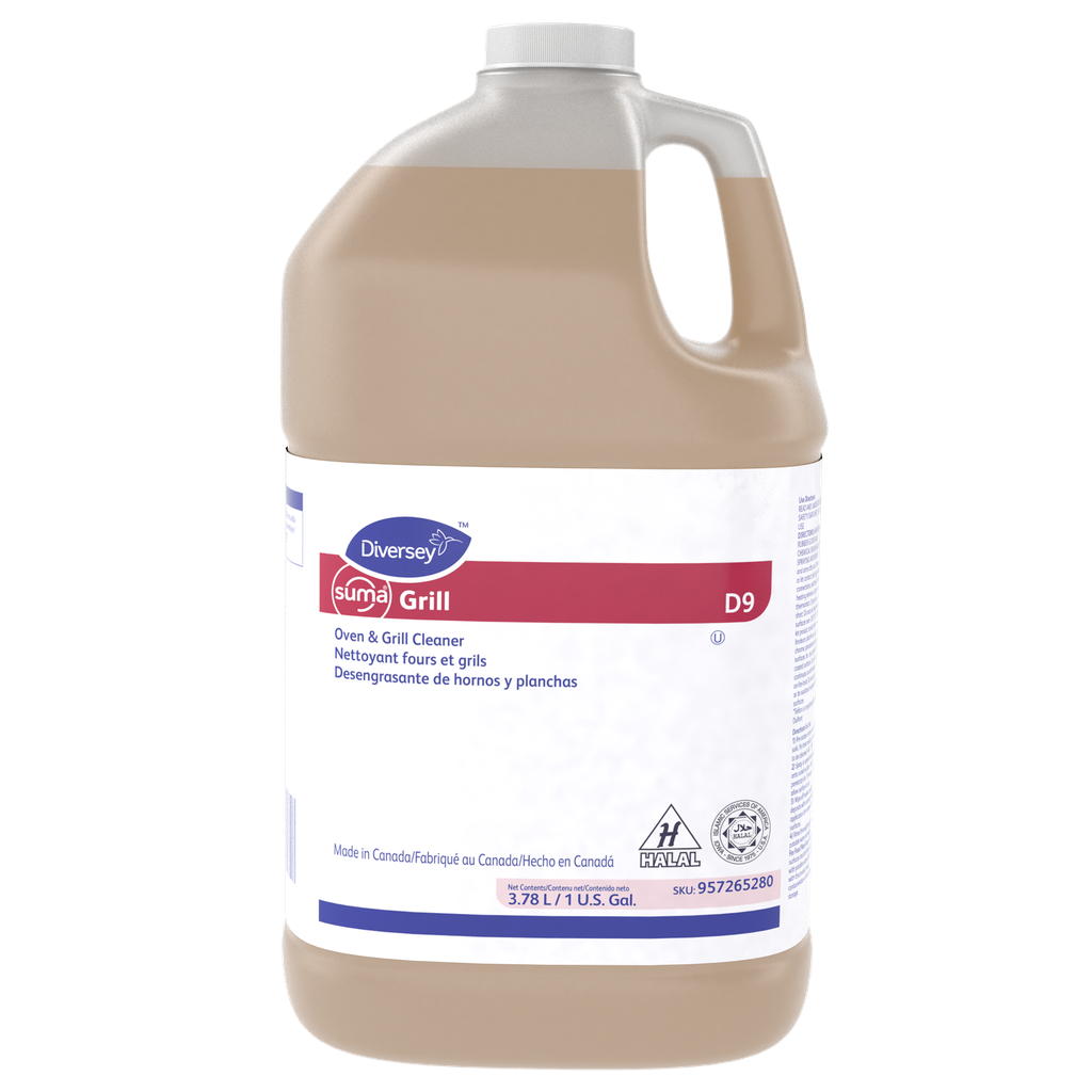 Diversey Suma Grill D9 Oven and Grill Cleaner, 3.78 L