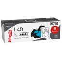 WypAll Chiffons d'essuyage L40, bleu, caisse de 9