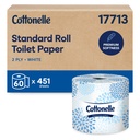 Cottonelle Bathroom Tissue, 2-Ply, 451 Sheets, White, Case of 60