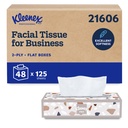 Kleenex Papier mouchoir 2 plis, 125 feuilles par boîte, caisse de 48