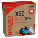 WypAll X60 All-Purpose Wipers, White, 118 Sheets per Box, Case of 10