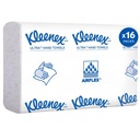 Kleenex Ultra Soft Multi-Fold Hand Towels, White, 150 Towels per Pack, Case of 16