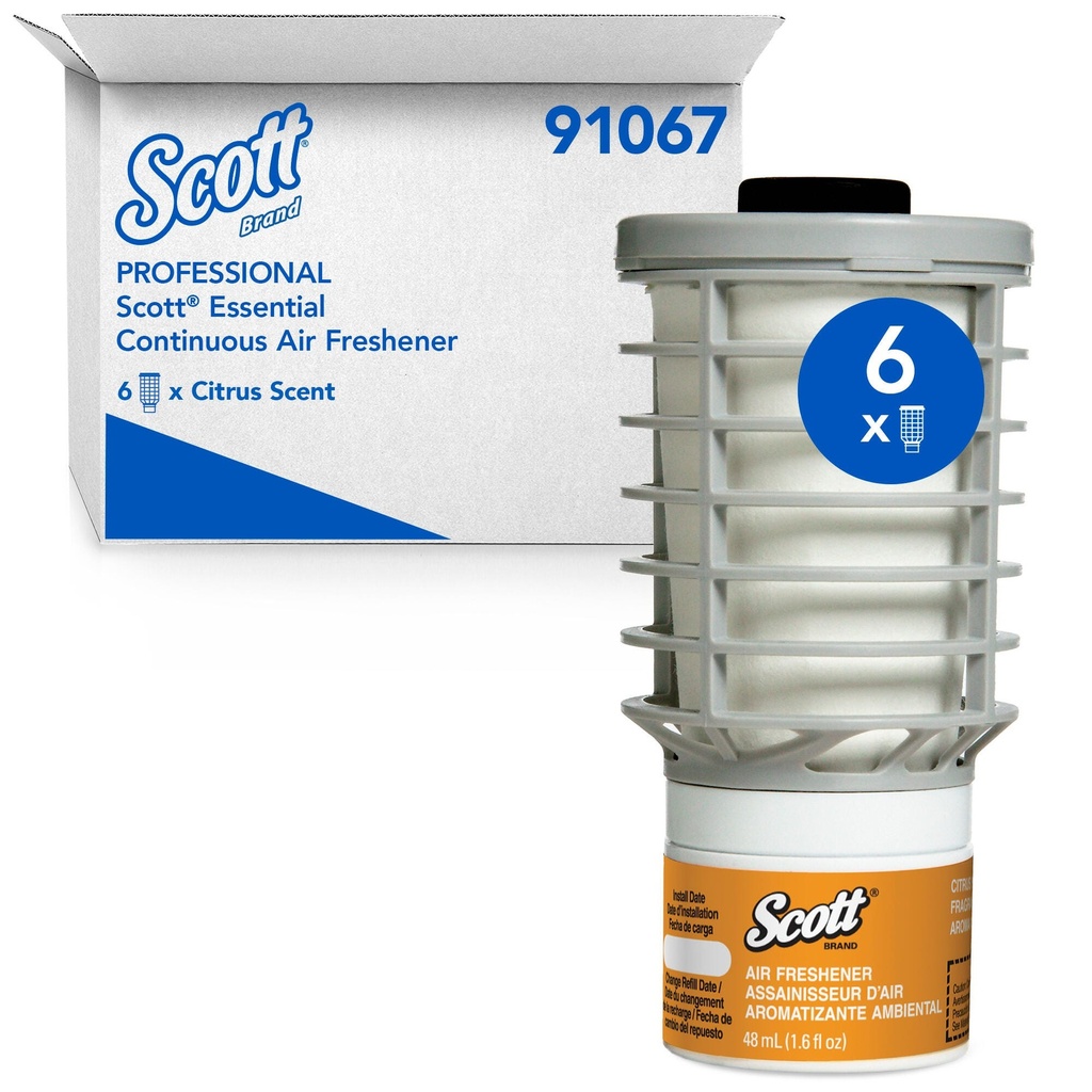 Scott Recharge de rafraîchisseur d'air continu, agrumes, 60 jours