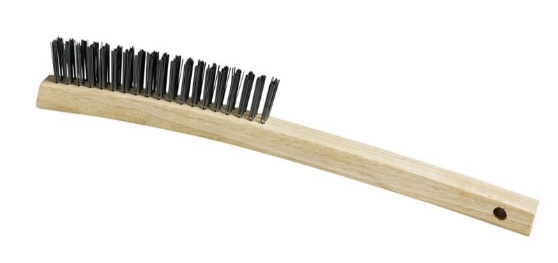 M2 Professional Wire Scratch Brush, Shoe Handle