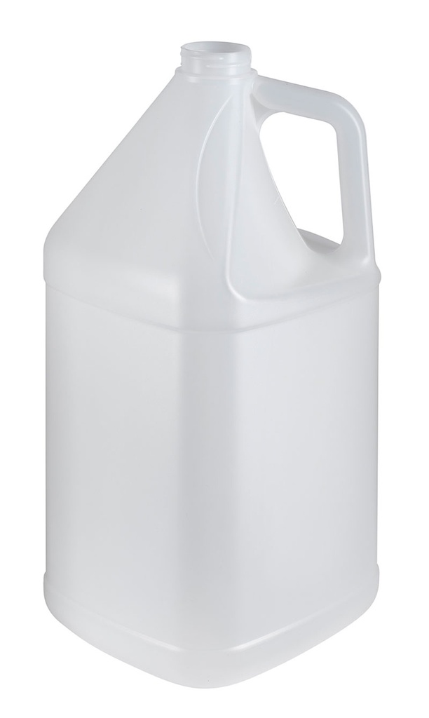M2 Professional Square Bottle, 4 L, Natural, 38/400 Neck, Bulk