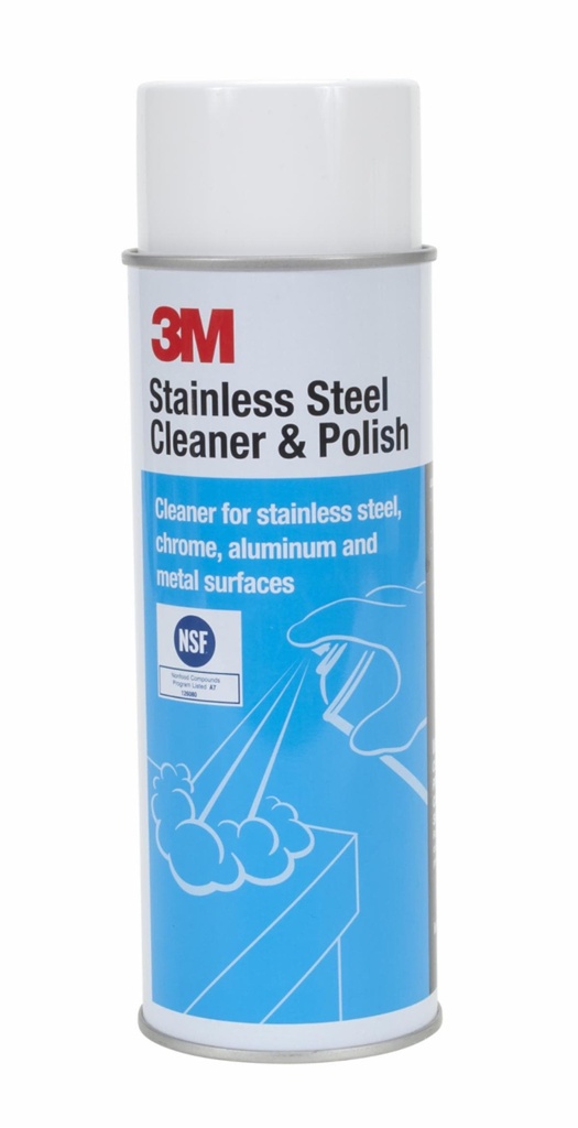 3M Nettoyant et lustrant pour acier inoxydable, aérosol de 595 g