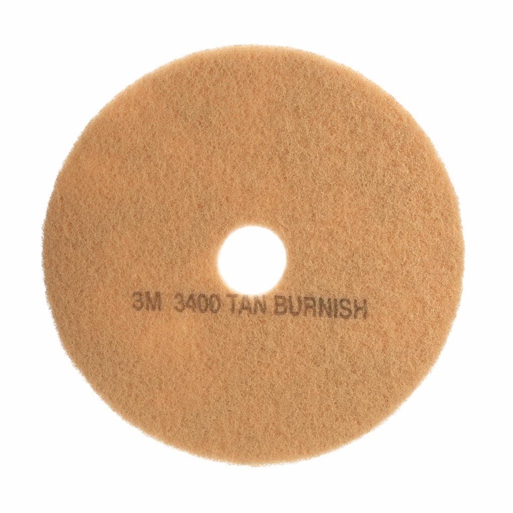 3M Scotch-Brite Ultra High Speed Burnishing Floor Pad, 18 in, Tan